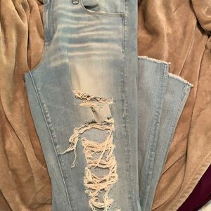 AE 360 Stretch Super Ripped Skinny Jeans